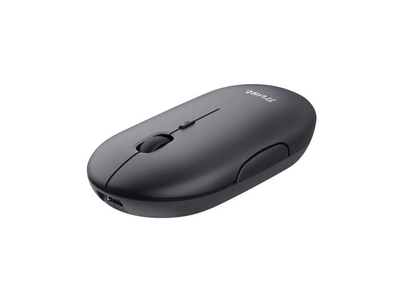 Mouse Inalambrico Trust Puck Negro Recargable