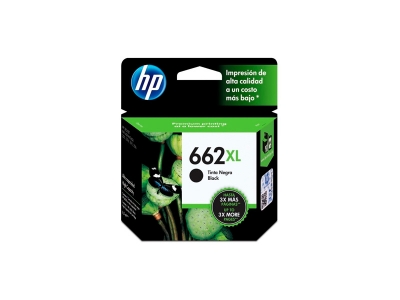 Cartucho De Tinta Original Hp Cz105Al (662Xl) Negro. Rendimiento 360 Copias.