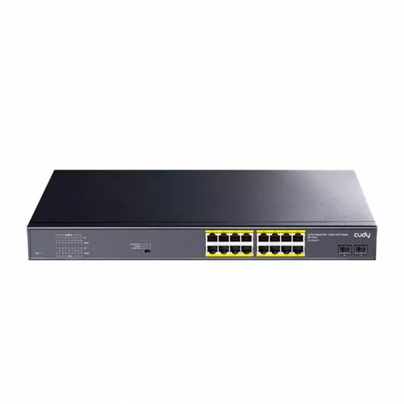 Switch Cudy Gs1020Ps2 Gigabit Poe 16 Puerto + 2 Sfp