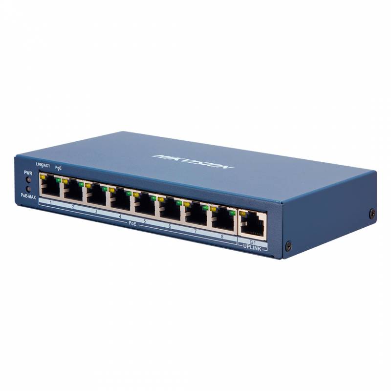 Switch 8 Port Fast Ethernet Smart Poe Switch (Ds-3E1309P-Ei/M)