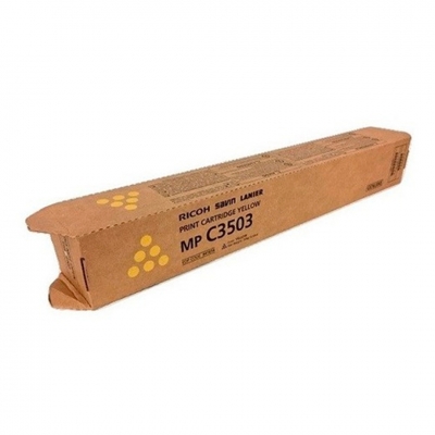 Toner Original Ricoh 841814 Amarillo. Rendimiento 18.000 Copias.