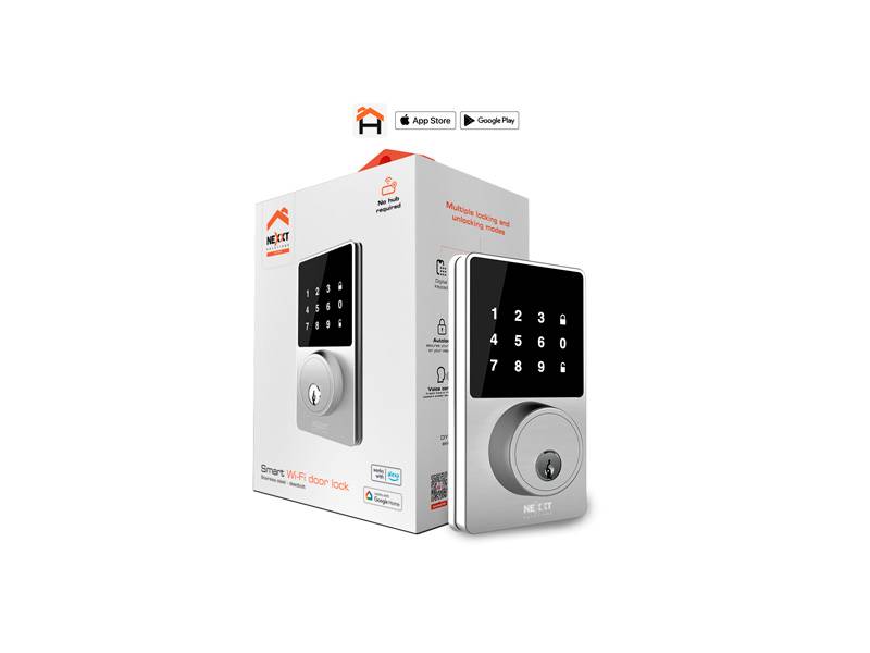 Cerradura Inteligente Color Metal Con Conexion Wi-Fi Nexxt Solutions Nhs-D100