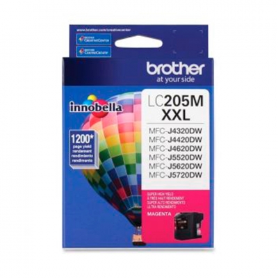 Cartucho De Tinta Brother Original Magenta. Lc-205M