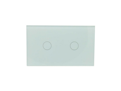 Interruptor De Luz Inteligente Bsmart X2 Wifi Tuya Blanco.