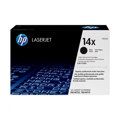 Toner Original Hp Cf214X Negro. Rendimiento 17.500 Copias.