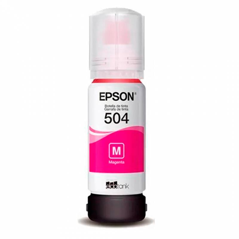 Botella De Tinta Original Epson T504320 Magenta