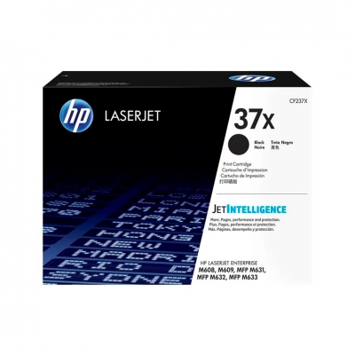 Toner Original Hp  Cf237X Negro. Rendimiento 25.000 Copias.