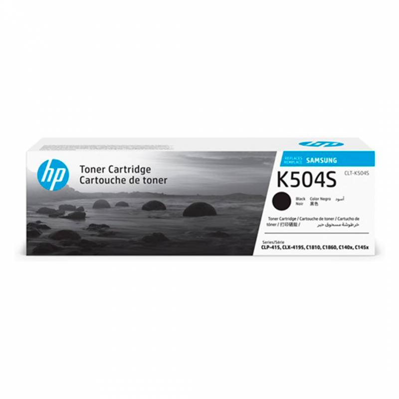 Toner Original Samsung Clt-K504S (Su162A) Negro. Rendimiento 1.800 Copias.