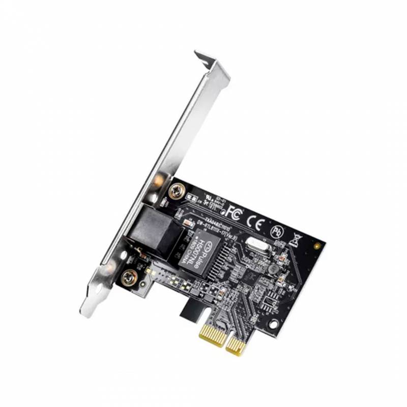 Tarjeta De Red Cudy Gigabit Pcie Adapter 10/100/1000 Mbps (32/64 Bit) Compatible Con Windows, Linux