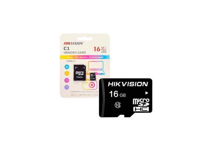 Memoria Micro Sd Hikvision 16Gb Clase 10 (Mem327)