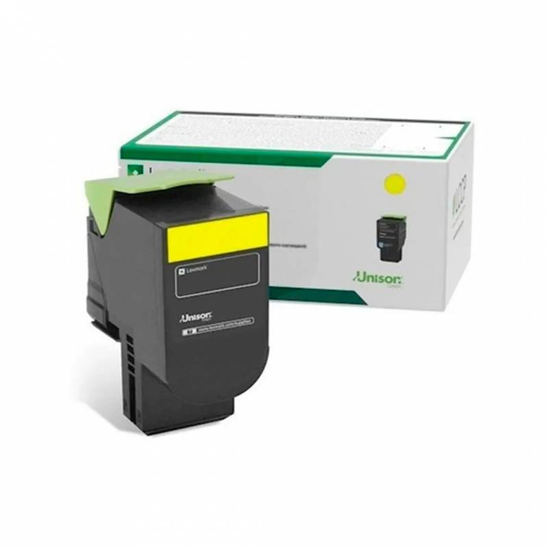 Toner Original Lexmark 78C40Y0 Amarillo. Rendimiento 1.400 Copias. Bajo Rendimiento.