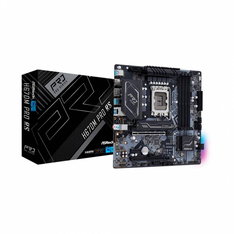 Motherboard Asrock H670M Pro Rs S1700 (90-Mxbhk0-A0Uayz)