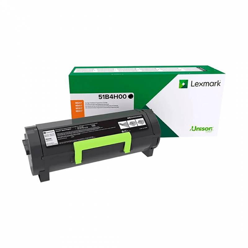 Toner Original Lexmark 51B4H00 Negro. Rendimiento 8.500 Copias.