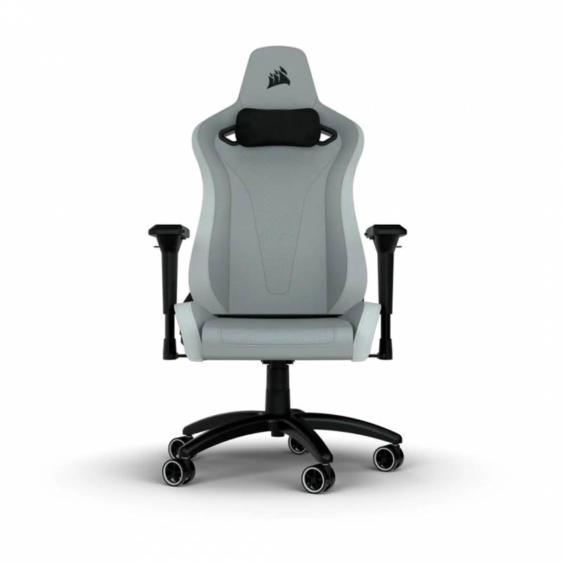 Silla Gamer Corsair Tc-200 Gris Y Blanco.
