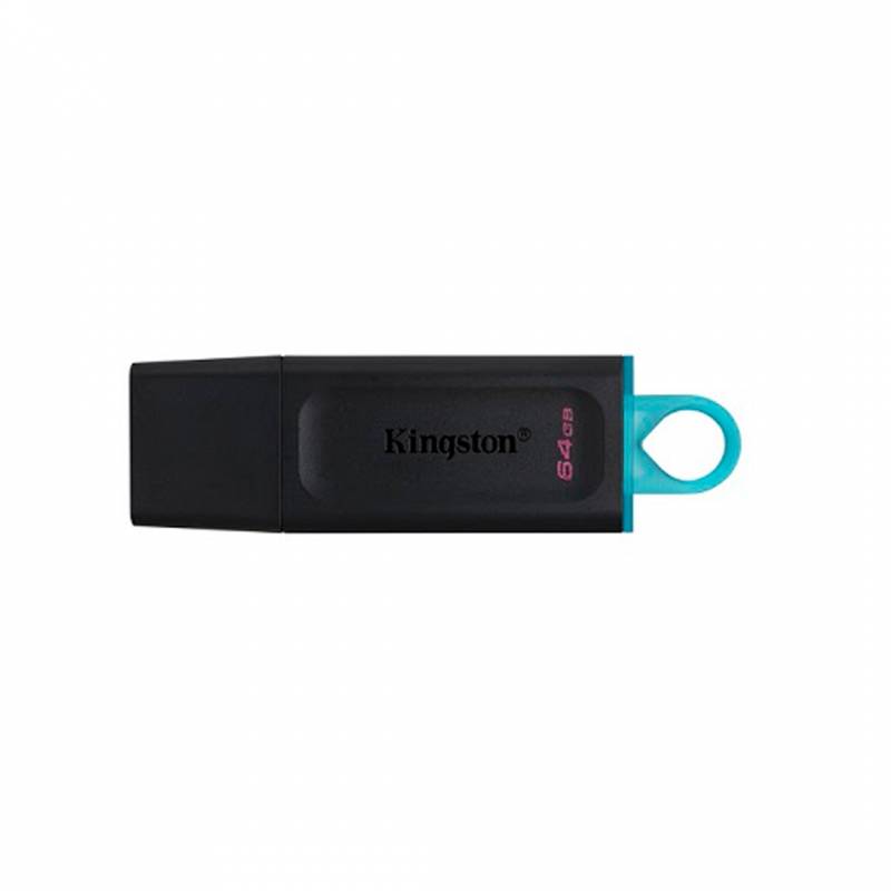 Pendrive Kingston Datatraveler Exodia 64 Gb Negro Turquesa