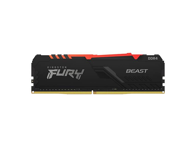 Memoria Ram Kingston Fury Beast Rgb 8Gb Dimm Ddr4 3600 Mhz