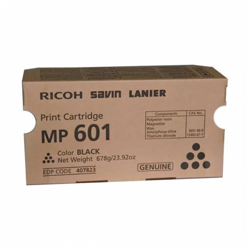 Toner Original Ricoh 407823 Negro. Rendimiento 25.000 Copias.