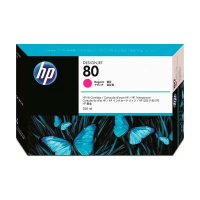 Cartucho De Tinta Original Hp 80 Magenta
