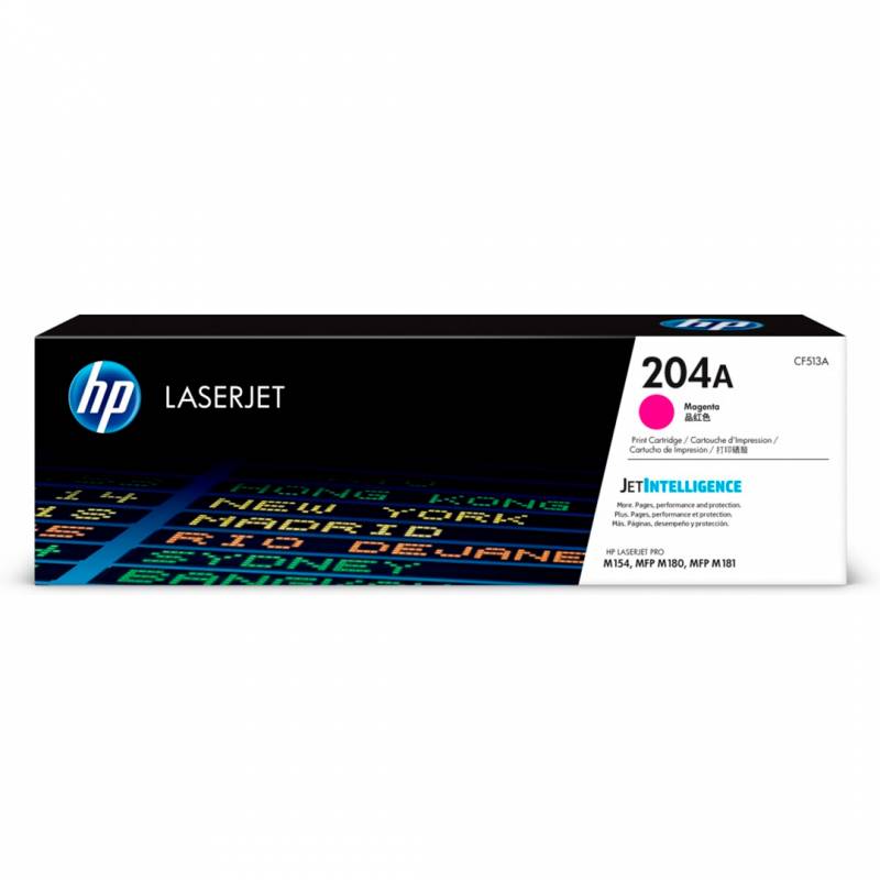 Toner Original Hp Cf513A (204A) Magenta. Rendimiento 900 Copias.