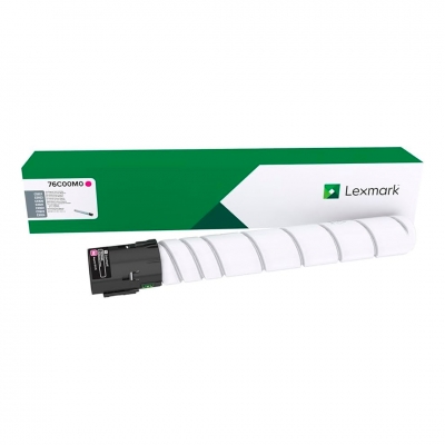 Toner Original Lexmark 76C00M0 Magenta. Rendimiento 11.500 Copias.