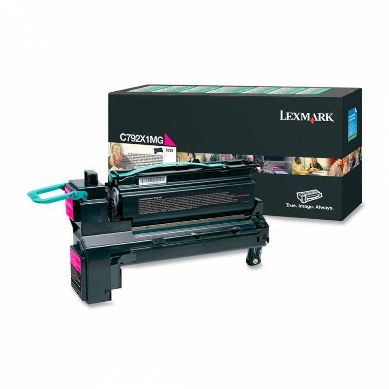 Toner Original Lexmark C792X1Mg Magenta. Rendimiento 20.000 Copias.