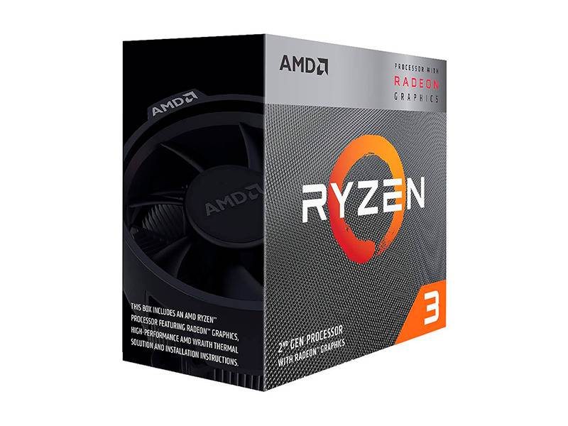 Procesador Amd Ryzen 3 3200G 4 Nãºcleos 3.6Ghz Am4 Radeon Vega 8 Box