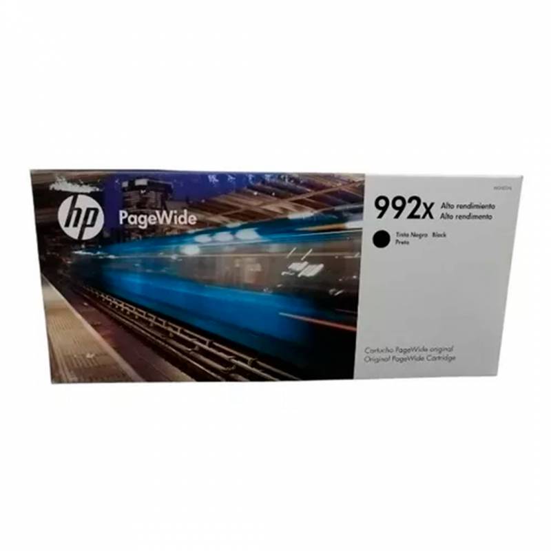 Cartucho De Tinta Original Hp M0K03Al (992X) Negro. Rendimiento 20.000 Copias.