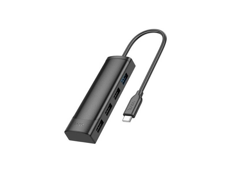 Hub Usb Hoco Hb41 4 En 1 Usb-C A Usb-A 2.0 Y 3.0