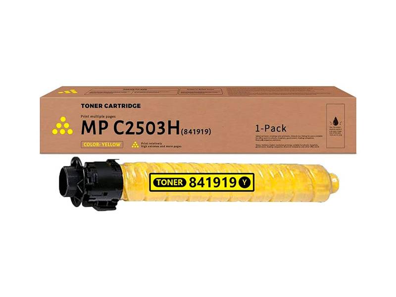 Toner Original Ricoh 841919 Amarillo. Rendimiento 9.500 Copias Al 5%.