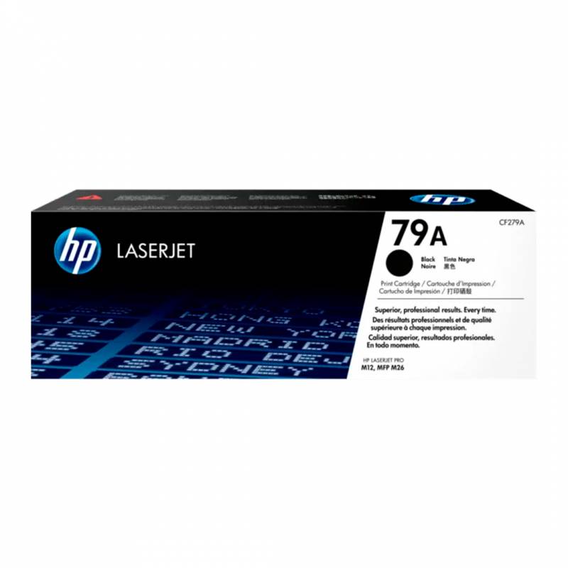 Toner Original Hp Cf279A (79A) Negro. Rendimiento 1.000 Copias.