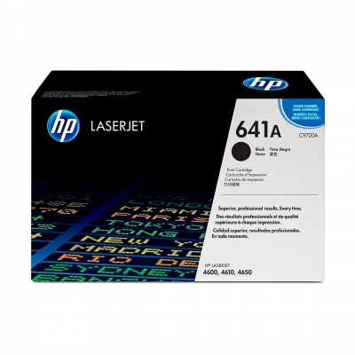 Toner Original Hp C9720A (641A) Negro. Rendimiento 9.000 Copias.
