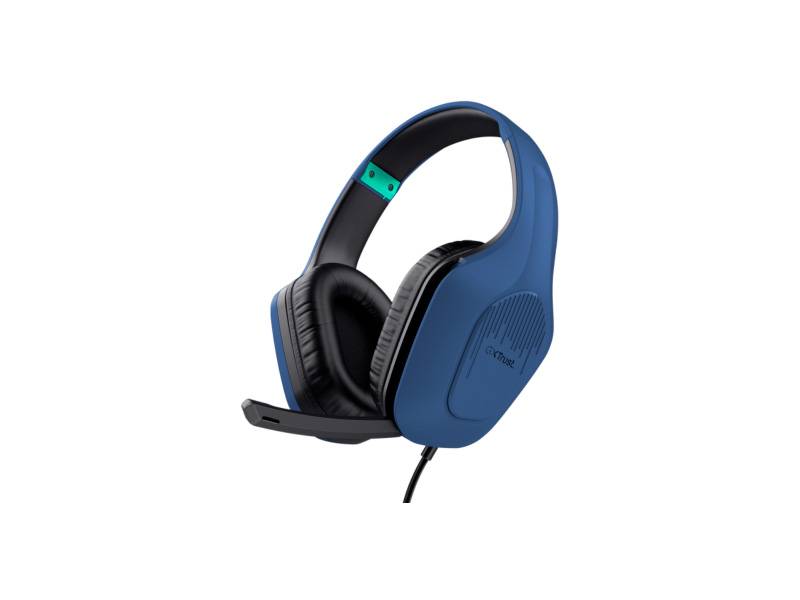 Auriculares Gaming Trust Gxt415  Zirox Azul Pc/Consola