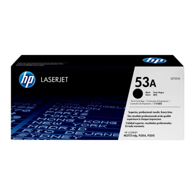 Toner Original Hp Q7553A Negro. Rendimiento 3.000 Copias.