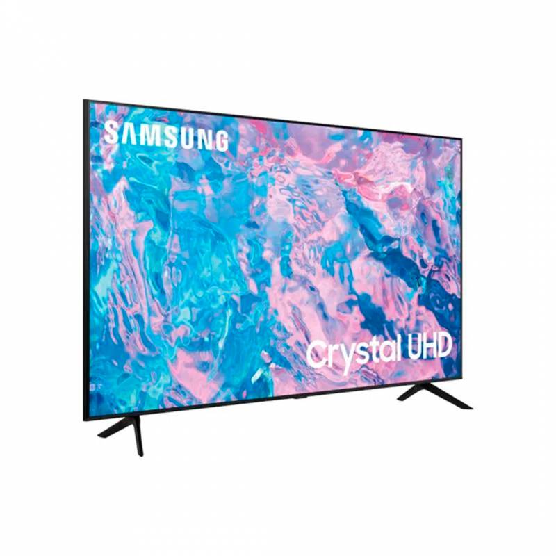 Televisor Samsung Saun43Cu7000 Led 43 Smart Tv Uhd 4K, Resolución 3840X2160, Crystal Processor 4K, Hdr, One Billion Color, Adaptive Sound / Q-Symphony Lite, Sm