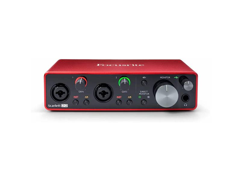 Interfaz De Audio Usb (3Ra Generación) Focusrite Scarlett 2I2