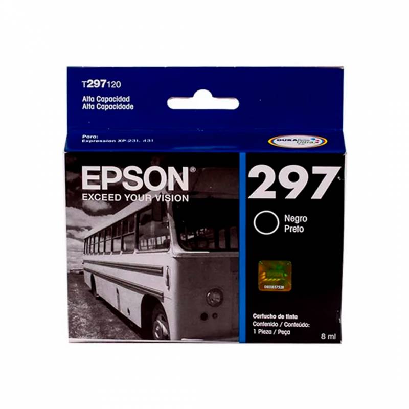 Cartucho De Tinta Epson Original T297120 Negro