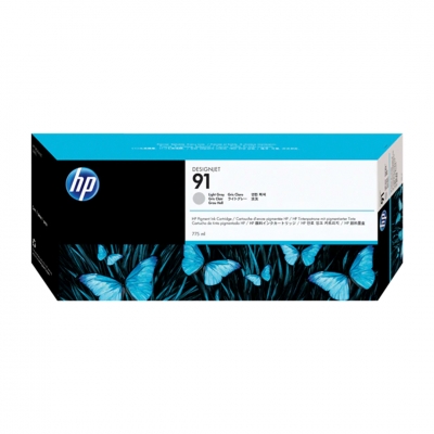 Cartucho De Tinta Original Hp Light Gris. C9466A (91)
