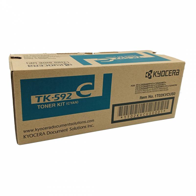 Toner Original Kyocera Cyan. Tk-592C