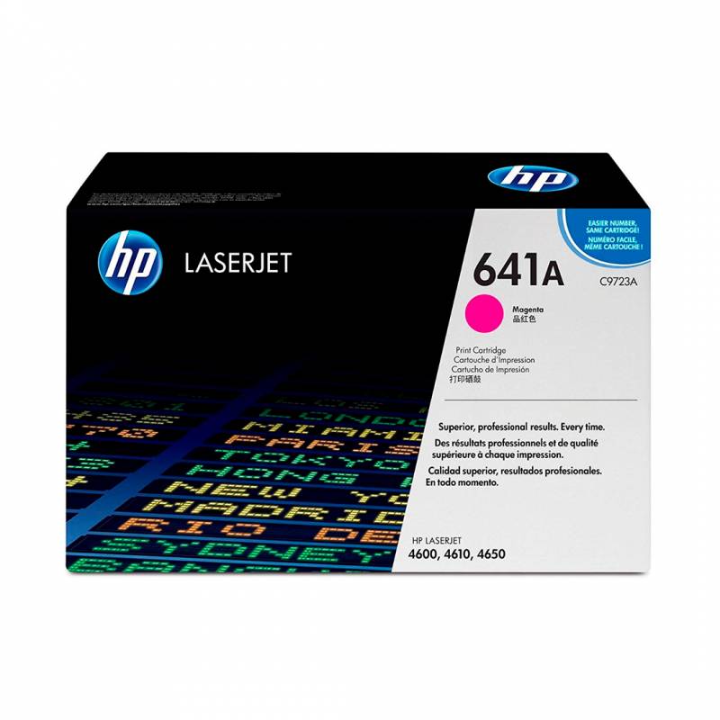 Toner Original Hp C9723A (641A) Magenta. Rendimiento 8.000 Copias.