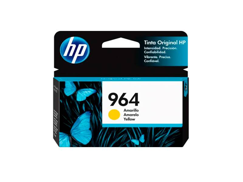 Cartucho De Tinta Original Hp Amarillo. 3Ja52Al (964) Rendimiento 700 Copias