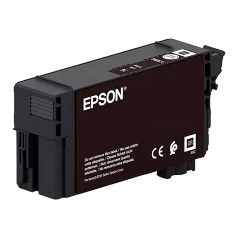 Cartucho De Tinta Epson Original T40V 50Ml Negro
