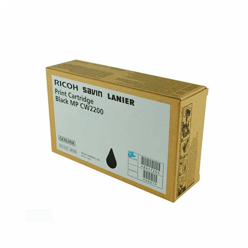 Cartucho De Tinta Original Ricoh  841720. Negro 200Ml.