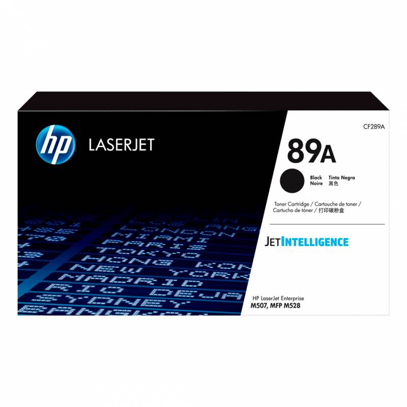 Toner Original Hp Cf289A (89A) Negro. Rendimiento 5.000 Copias.