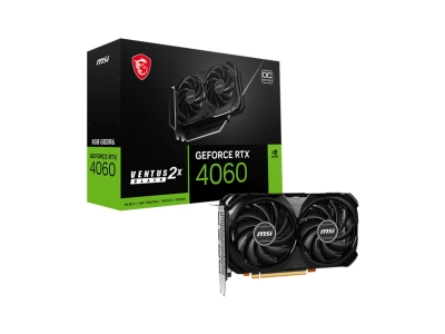 Tarjeta De Video Msi Geforce Rtx 4060 Ventus 2X Black 8G Oc