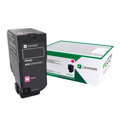 Toner Original Lexmark 74C4Sm0 Magenta. Rendimiento 7.000 Copias.