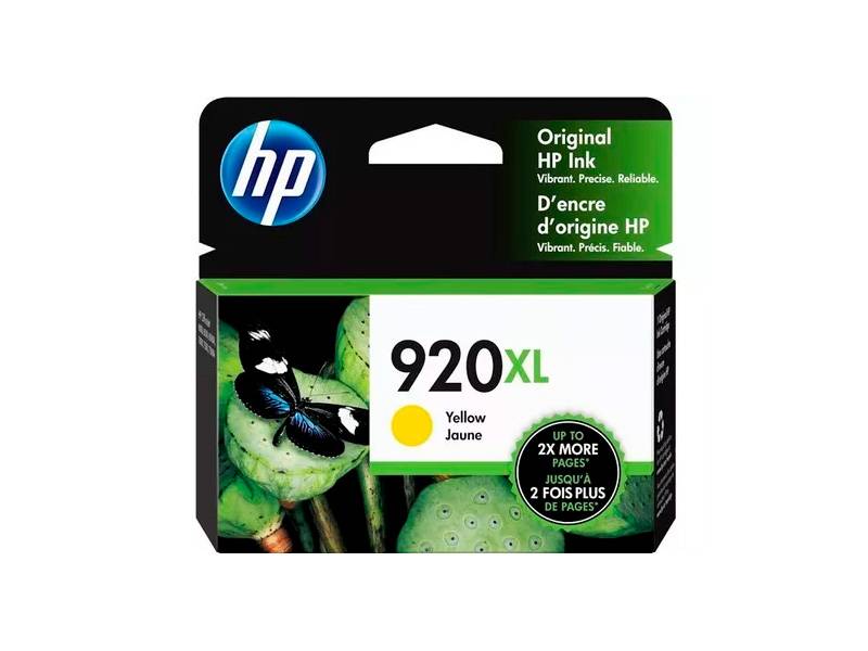 Cartucho De Tinta Original Hp Cd974Al (920Xl) Amarillo. Rendimiento 700 Copias