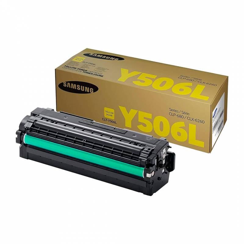 Toner Original Samsung Clt-Y506L (Su519A) Amarillo. Rendimiento 3.500 Copias.