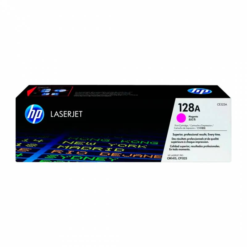 Toner Original Hp Ce323A (128A) Magenta. Rendimiento 1.300 Copias.