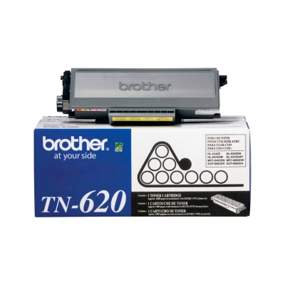 Toner Brother Original Tn620 Negro. Rendimiento 3.000 Copias.