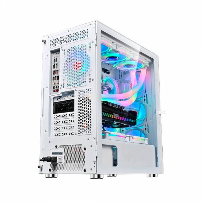 Gabinete Gamer Hsi - Shot-Sup-230B Blanco